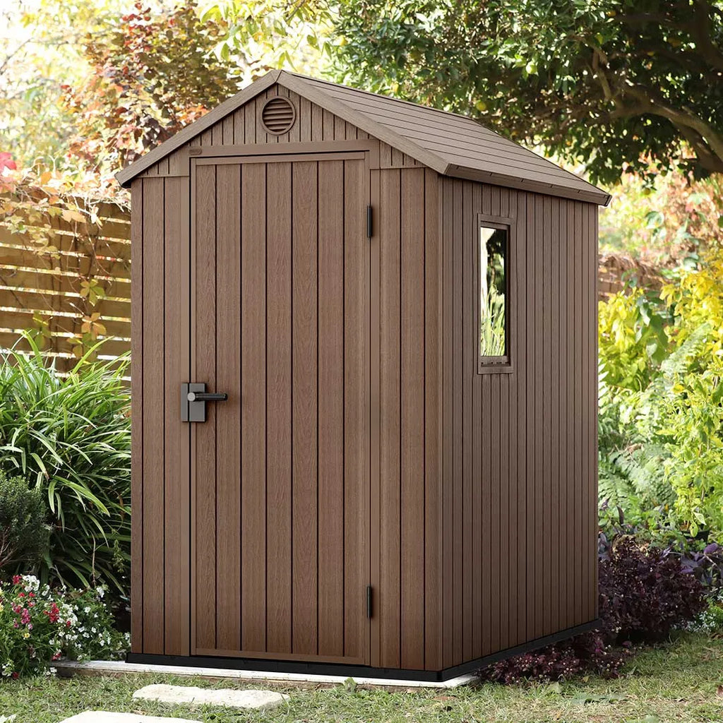 KETER - Abri de Jardin DARWIN 46 Résine Marron - 2,2 m²