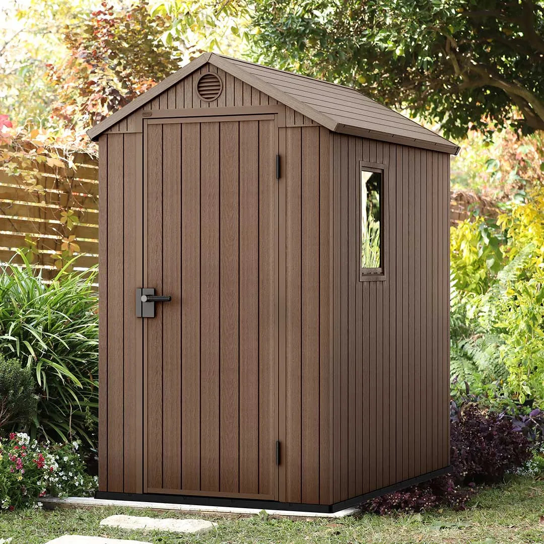 KETER - Abri de Jardin DARWIN 46 Résine Marron - 2,2 m²