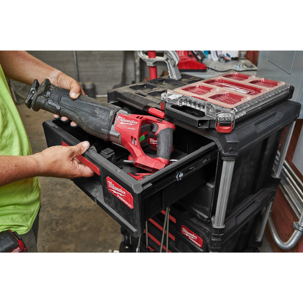 Milwaukee PACKOUT™ Coffret à outils - 2 tiroirs