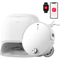 Roborock Qrevo Curv 2 Pro – Robot Aspirateur Laveur, 25 000 Pa, 7,98 cm, Lavage 100°C, Blanc