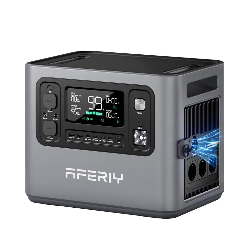 AFERIY P280 Station D'énergie Portable une Capacité D'extension  2800W 2048Wh - 10240Wh