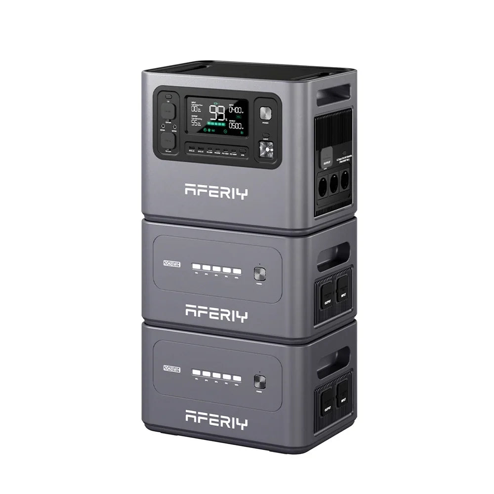 AFERIY P280 Station D'énergie Portable une Capacité D'extension  2800W 2048Wh - 10240Wh