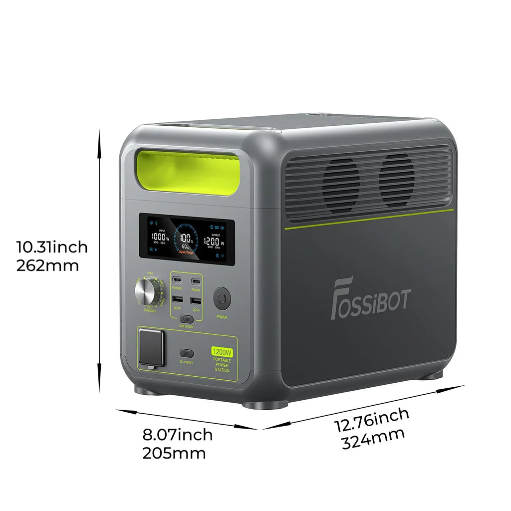 FOSSiBOT F1200 station électrique portable - 1 024 Wh | 1 200 W