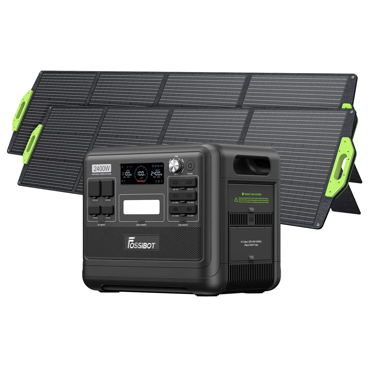 FOSSiBOT F2400 station électrique portable - 2 048 Wh | 2 400 W
