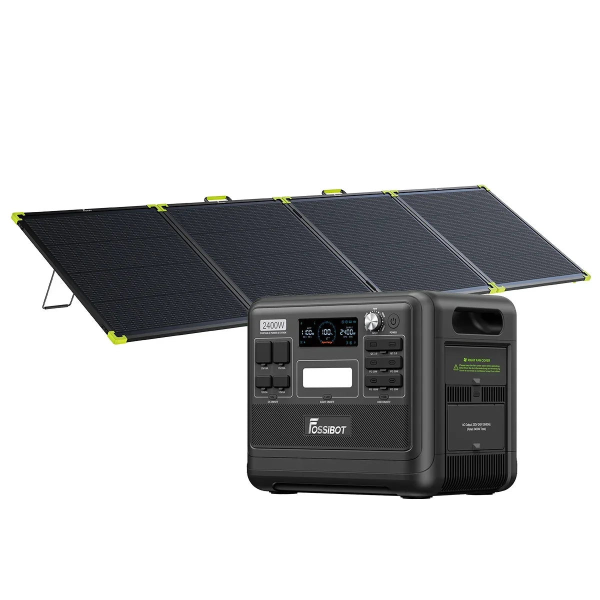 FOSSiBOT F2400 station électrique portable - 2 048 Wh | 2 400 W
