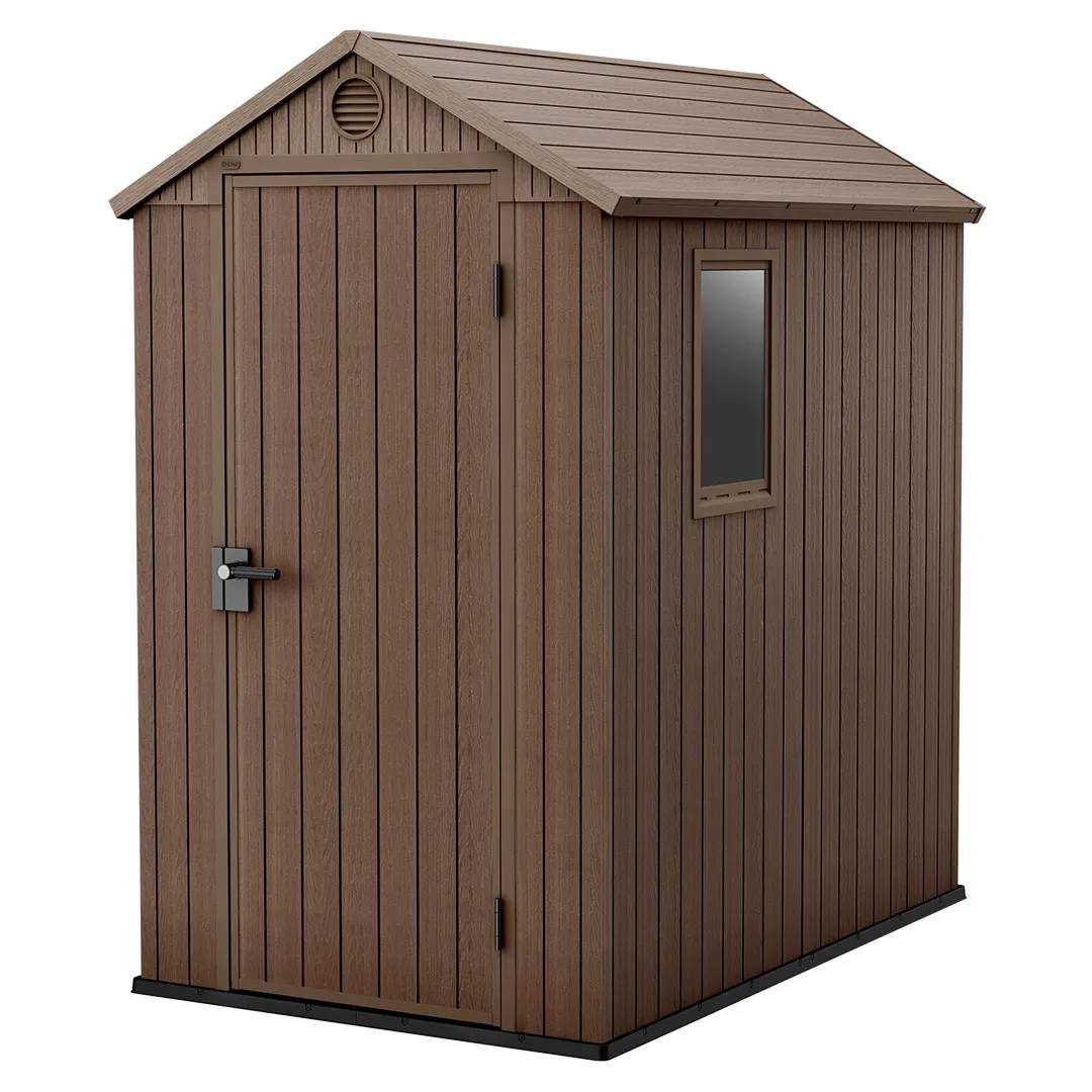 KETER - Abri de Jardin DARWIN 46 Résine Marron - 2,2 m²