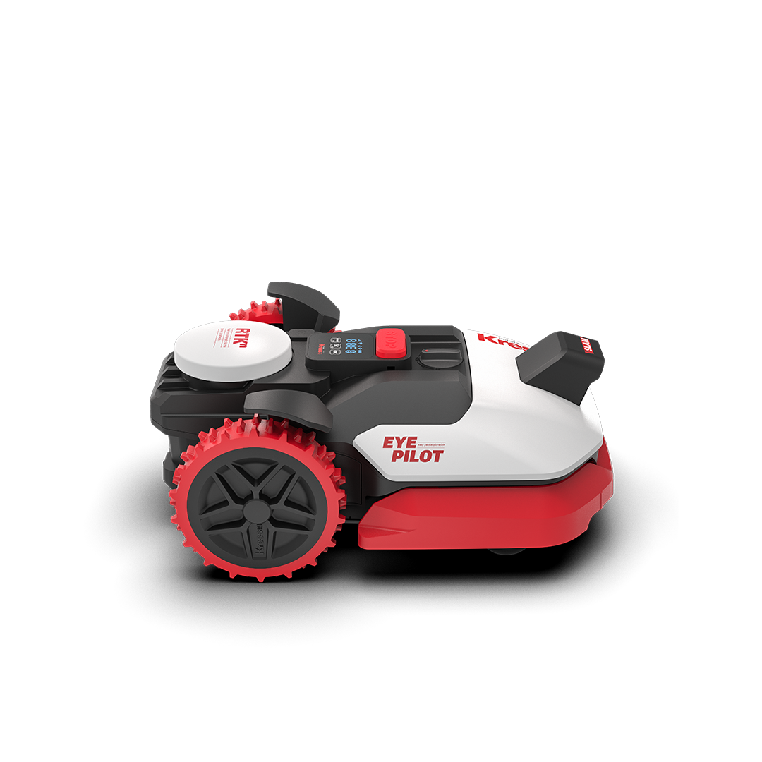 Kress KR250ES Robot tondeuse EyePilot RTK avec 4G - Sans fil & Vision IA - 500 m²