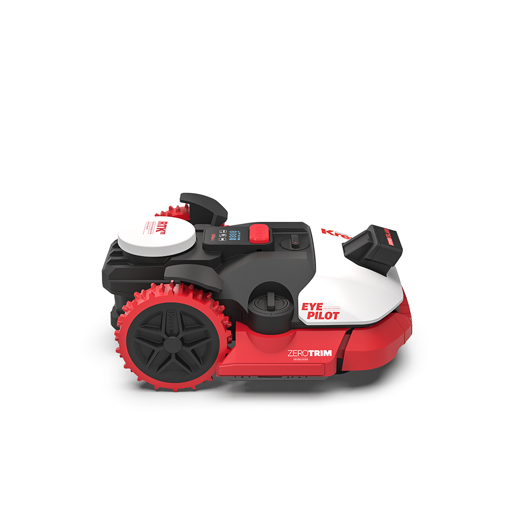 Kress KR261ES EyePilot RTKⁿ - Robot tondeuse 4G sans fil & ZeroTrim - 1000 m²