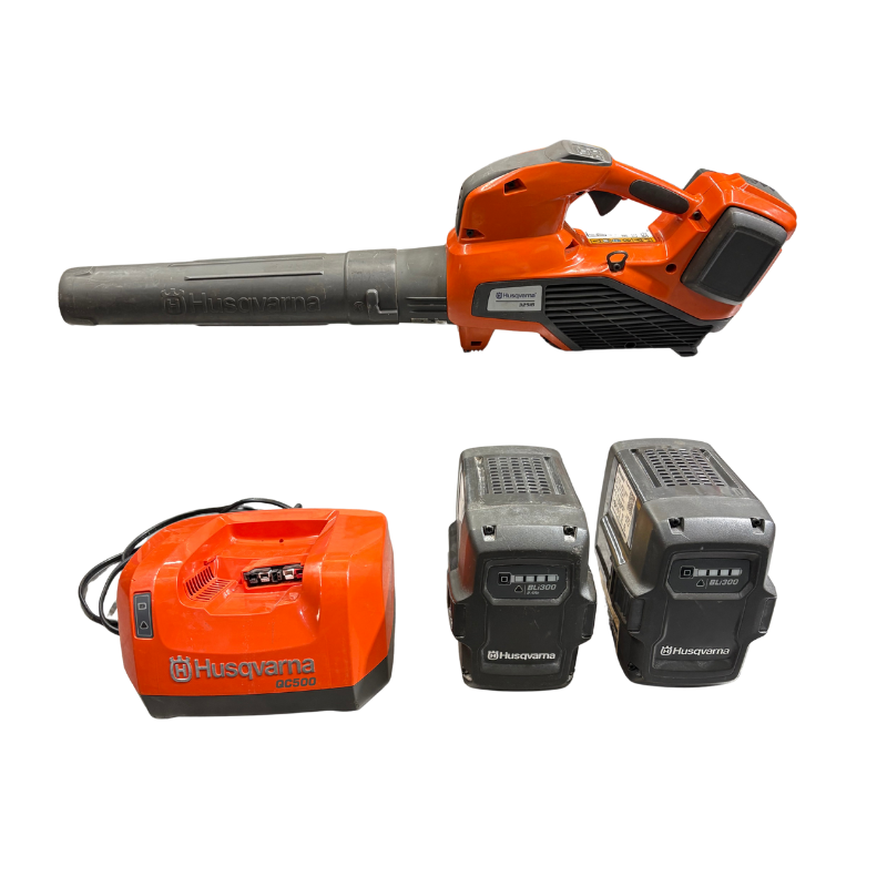 Husqvarna 325iB Souffleur à batterie avec 2 batteries et chargeur - Deuxième choix