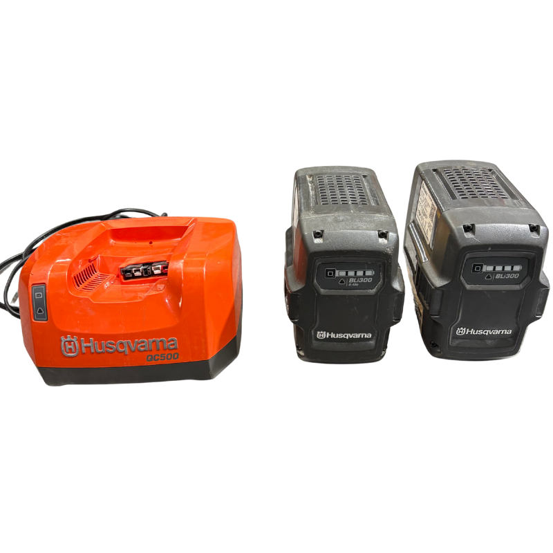 Husqvarna 325iB Souffleur à batterie avec 2 batteries et chargeur - Deuxième choix