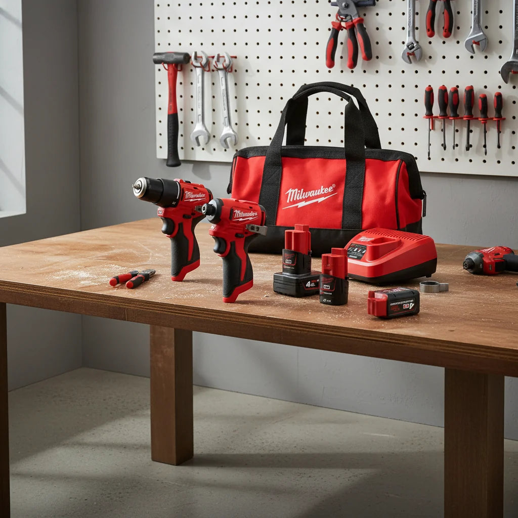 Milwaukee M12 kit compact sans balais