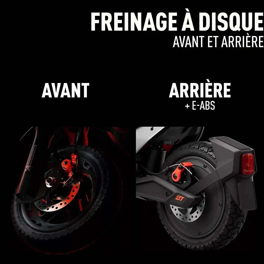Segway Ninebot ZT3 Pro E – Trottinette Tout-Terrain, 1600W, Autonomie 70km, Double Suspension