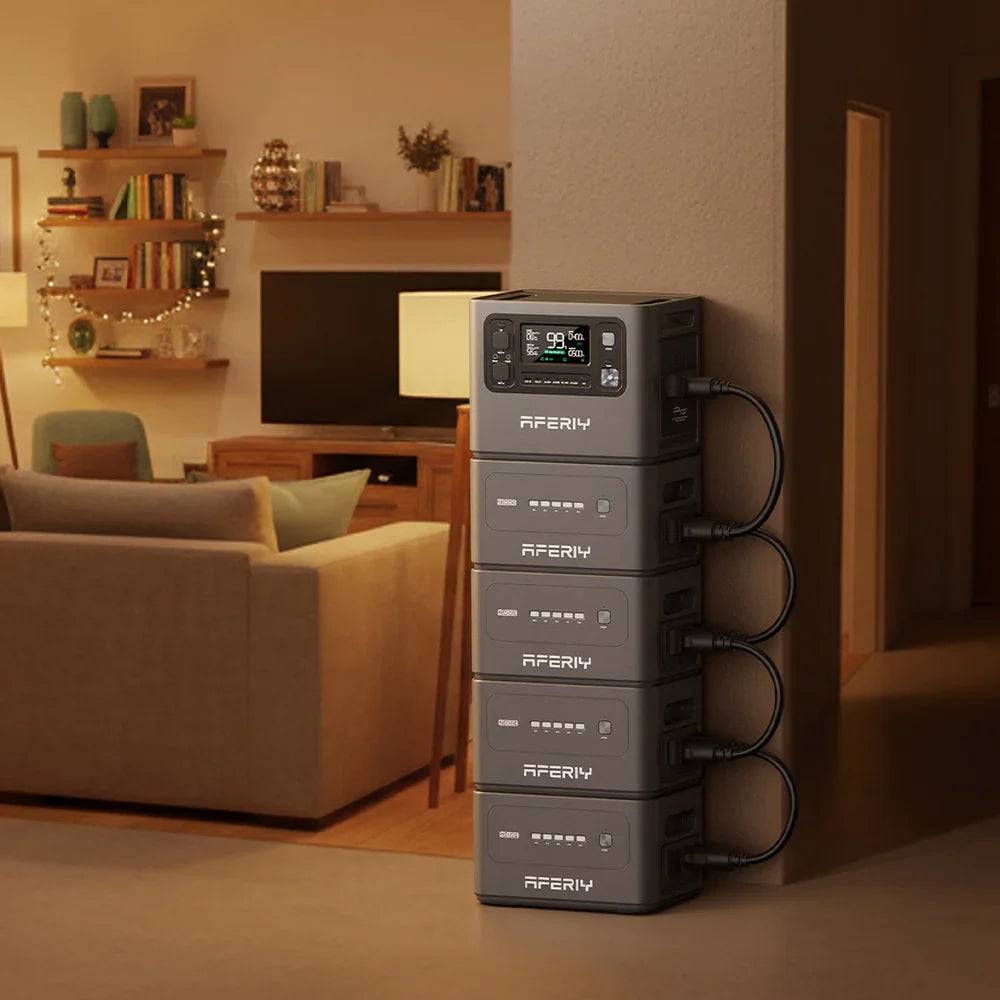 AFERIY P280 Station D'énergie Portable une Capacité D'extension  2800W 2048Wh - 10240Wh