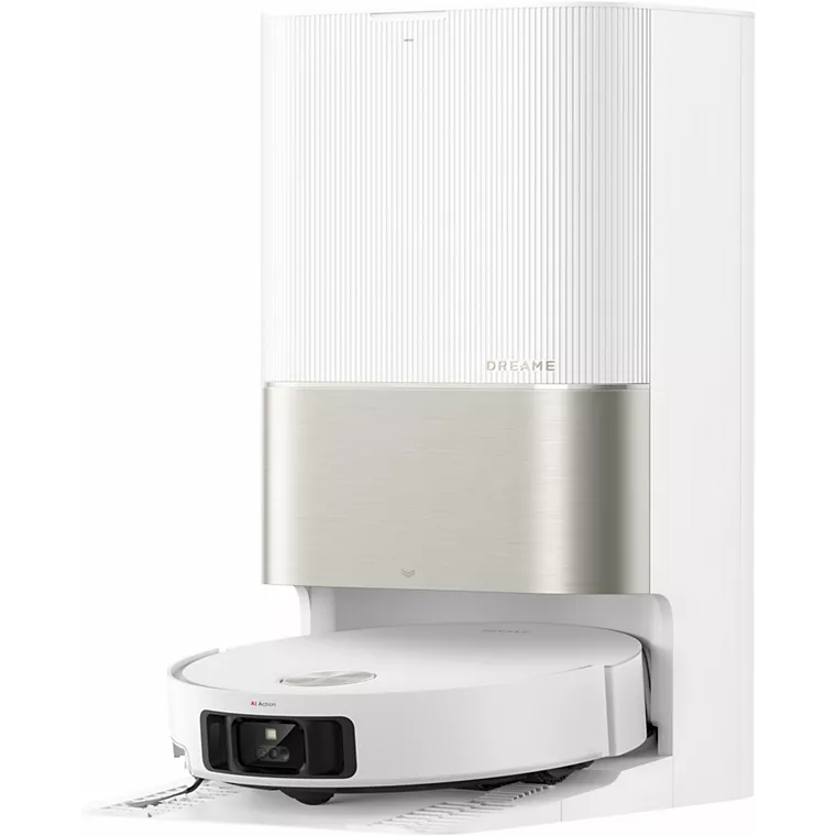 Dreame X50 Ultra Complete – Robot Aspirateur Laveur avec Station, 20 000 Pa, Franchit 6 cm, Blanc