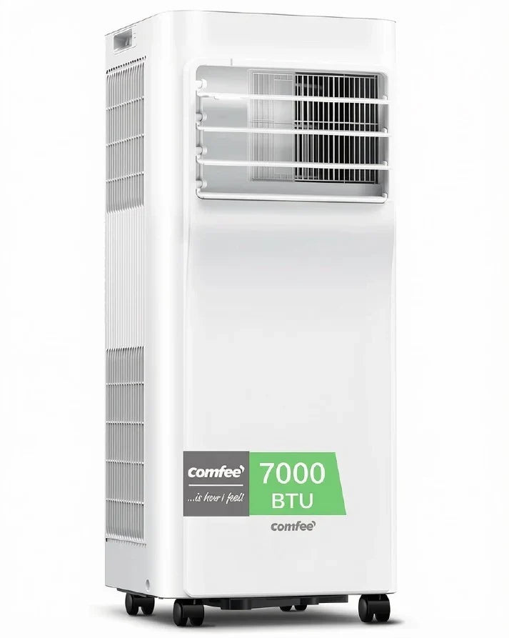 Comfee Breezy Cool 2.0 climatiseur mobile connecté 7000 BTU 2,0 kW 3-en-1, R290, app, 25 m²