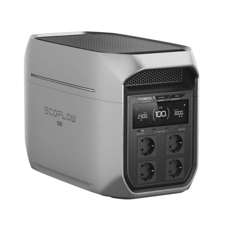EcoFlow DELTA 3 Max Plus – Station Électrique Portable, 2048 Wh, 3000 W, Extensible 10 kWh