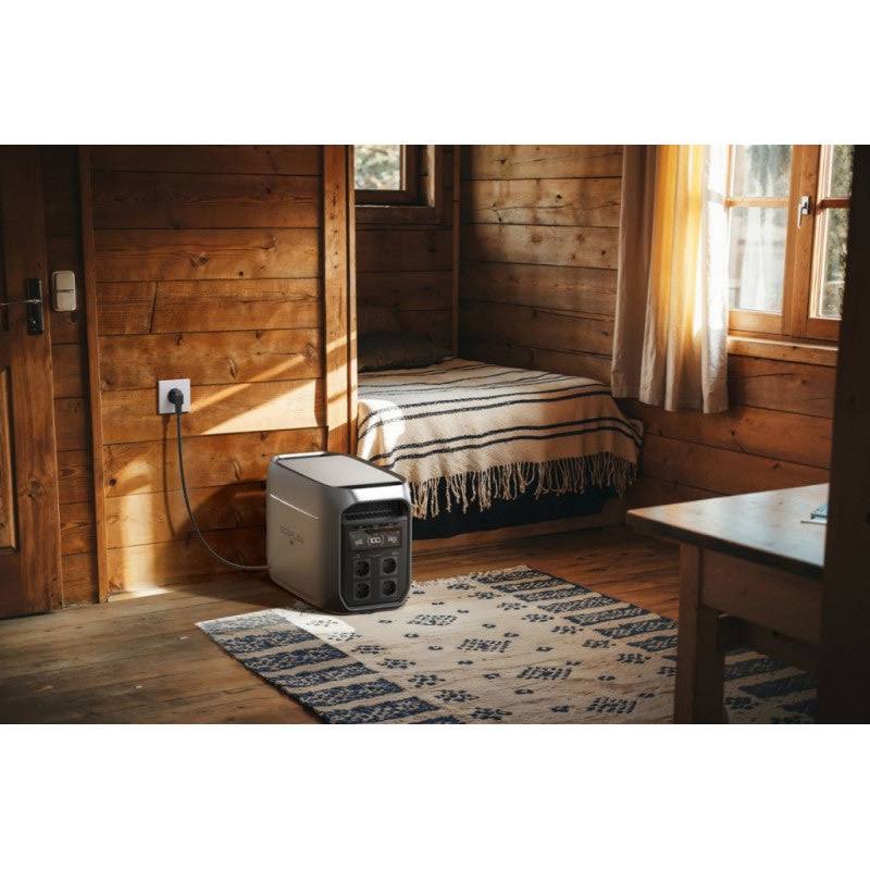 EcoFlow DELTA 3 Max Plus – Station Électrique Portable, 2048 Wh, 3000 W, Extensible 10 kWh