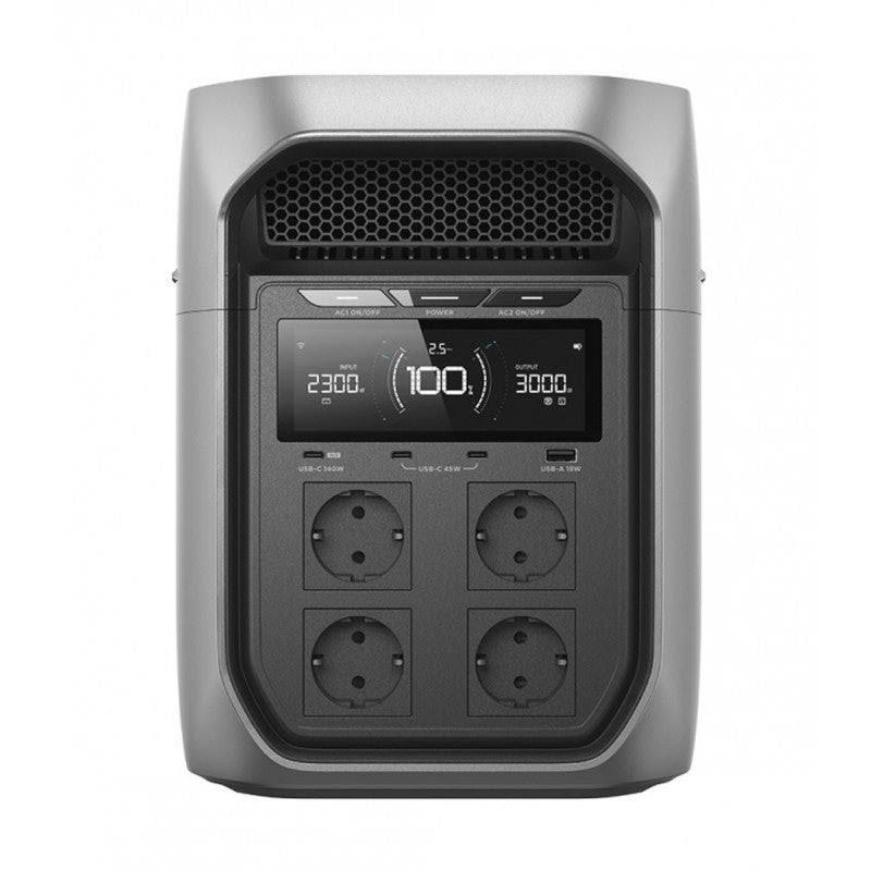 EcoFlow DELTA 3 Max Plus – Station Électrique Portable, 2048 Wh, 3000 W, Extensible 10 kWh