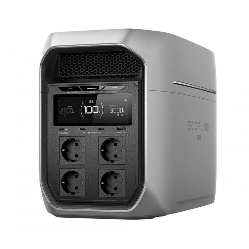 EcoFlow DELTA 3 Max Plus – Station Électrique Portable, 2048 Wh, 3000 W, Extensible 10 kWh