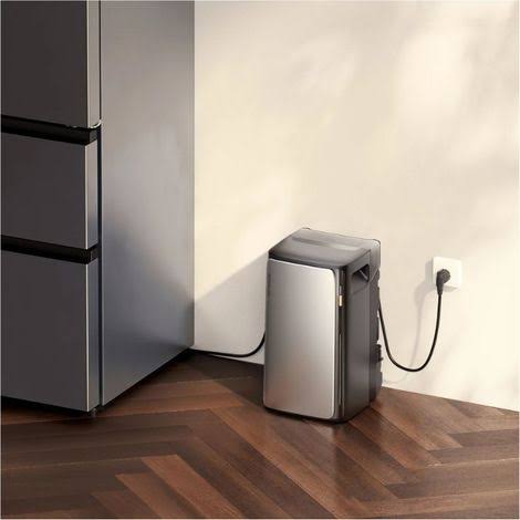 EcoFlow STREAM Ultra 800W – Batterie Solaire 1,92 kWh, Entrée PV 2000W, Sans Perçage, Gris