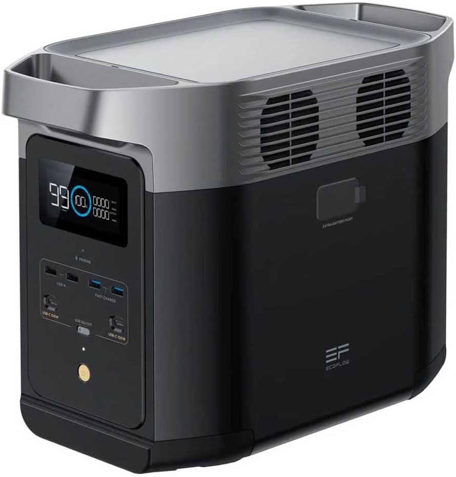 EcoFlow DELTA 2 – Station Électrique Portable, 1024 Wh, LiFePO4, 1800 W, Neuf
