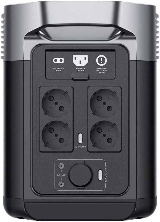 EcoFlow DELTA 2 – Station Électrique Portable, 1024 Wh, LiFePO4, 1800 W, Neuf