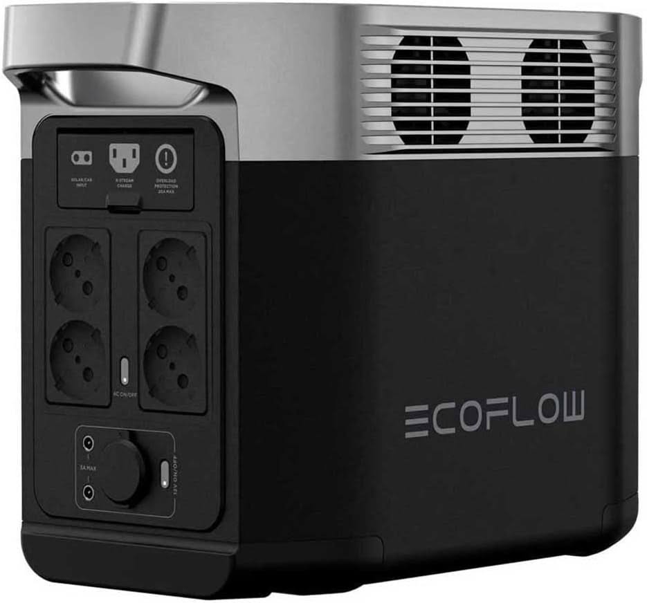 EcoFlow DELTA 2 – Station Électrique Portable, 1024 Wh, LiFePO4, 1800 W, Neuf