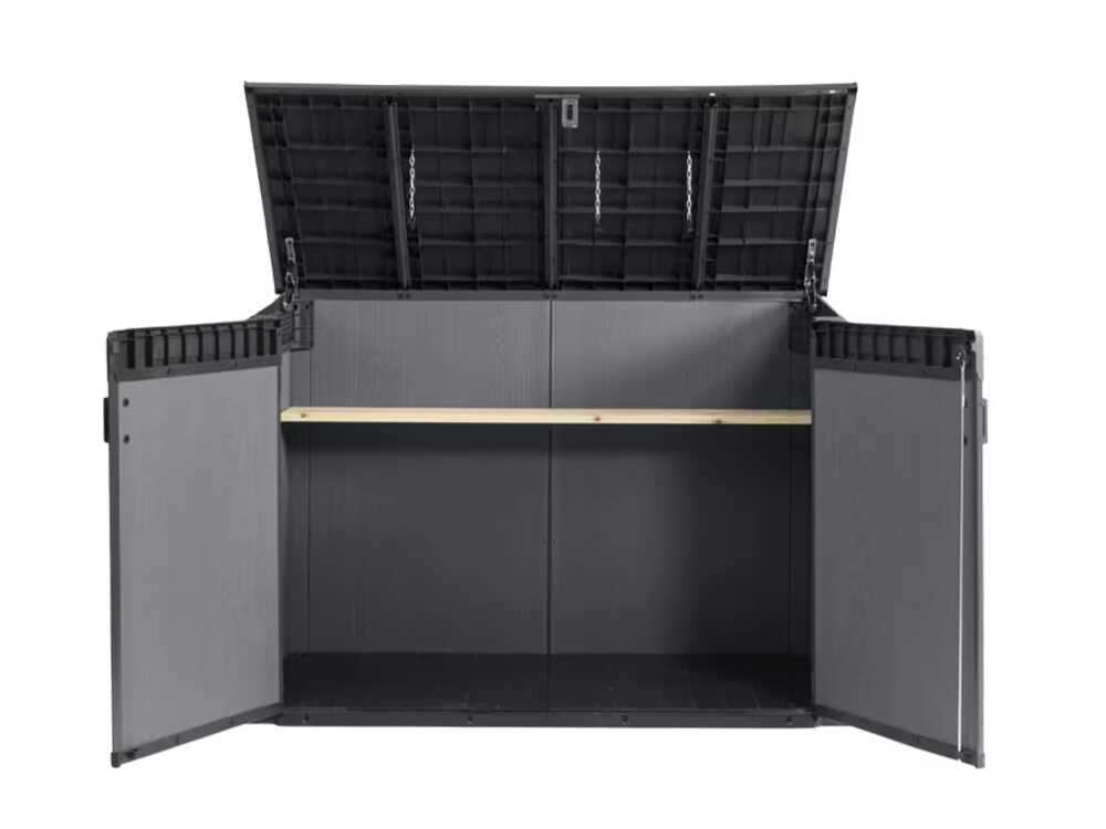 Keter Cortina Mega - Coffre de rangement de jardin - 190,5 x 109 x 132,5 cm