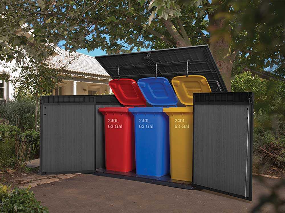 Keter Cortina Mega - Coffre de rangement de jardin - 190,5 x 109 x 132,5 cm